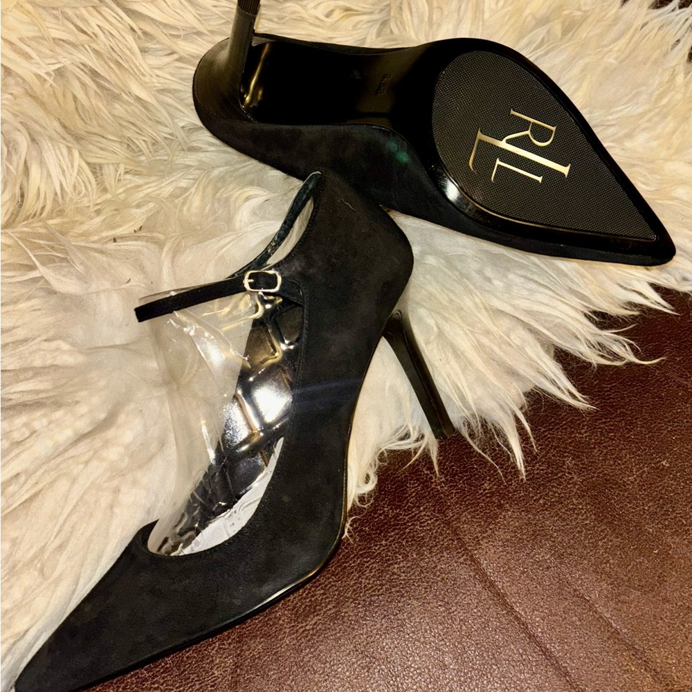 Lauren Ralph Lauren Black Stiletto Heels